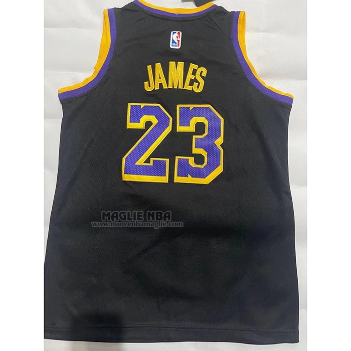 Maglia
 LeBron James NO 23 Bambino
 Los Angeles Lakers Earned 2021-22 Nero
